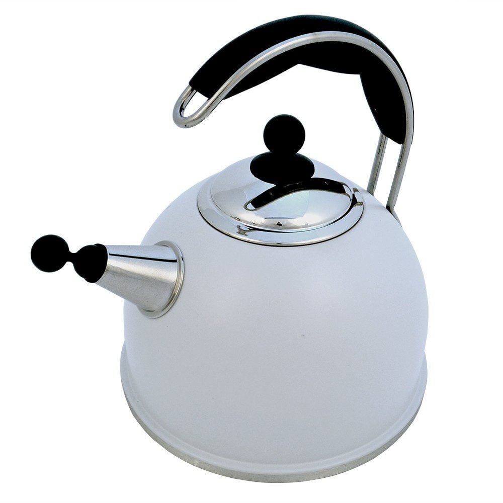 STAINLESS STEEL WHISTLING 2.2L KETTLE PEARL ASHES